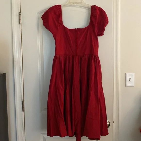 Micheline pitt Vixen Swing Dress in Red - Picture 6 of 8